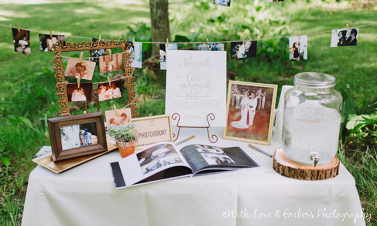photo gift table