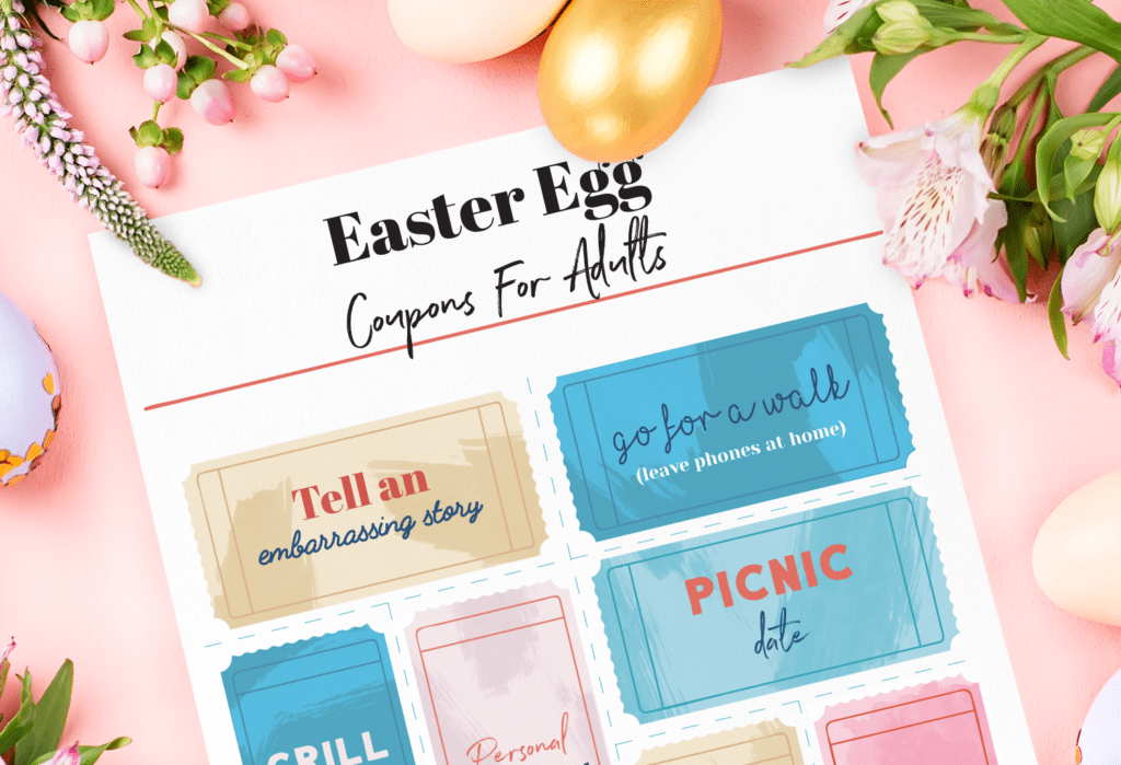 easter egg coupons for adults
